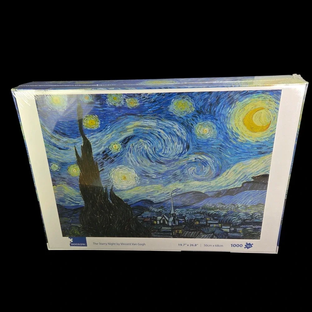 Puzzle Vincent Van Gogh Starry Night 1000 Piece Large Size Artist Sealed‎ NEW